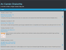 Tablet Screenshot of ancamandraiochta.blogspot.com