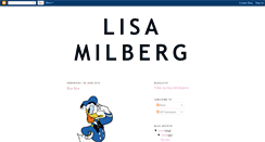 Desktop Screenshot of lisamilberg.blogspot.com