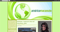 Desktop Screenshot of americamacanuda.blogspot.com