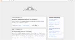 Desktop Screenshot of institutodehematopatologia.blogspot.com