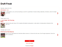 Tablet Screenshot of draftfreak.blogspot.com