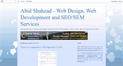 Desktop Screenshot of abid-shahzad.blogspot.com