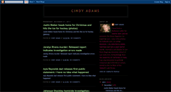 Desktop Screenshot of cindyadams.blogspot.com