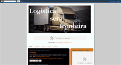 Desktop Screenshot of logisticasemfronteira.blogspot.com