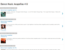 Tablet Screenshot of dancemusicacapellas4u.blogspot.com