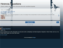 Tablet Screenshot of herenciaarguediana-upn.blogspot.com