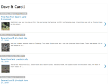 Tablet Screenshot of daveandcaroll.blogspot.com