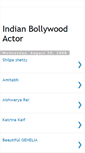 Mobile Screenshot of indianbollywoodactor.blogspot.com