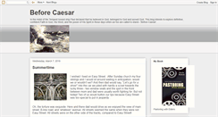 Desktop Screenshot of beforecaesar.blogspot.com