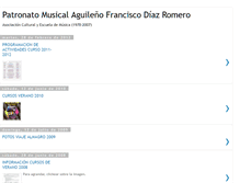 Tablet Screenshot of bandamusicaaguilas.blogspot.com