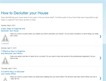 Tablet Screenshot of howtodeclutteryourhouse.blogspot.com