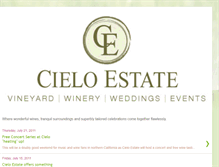 Tablet Screenshot of cieloweddings.blogspot.com