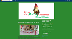 Desktop Screenshot of craftychristmas.blogspot.com