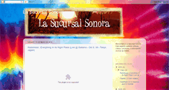 Desktop Screenshot of lasucursalsonora.blogspot.com