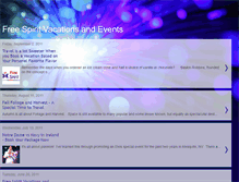 Tablet Screenshot of freespiritvacationsandevents.blogspot.com