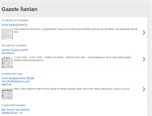 Tablet Screenshot of gazete-ilanlari.blogspot.com