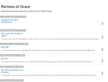 Tablet Screenshot of portionsofgrace.blogspot.com