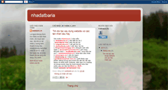 Desktop Screenshot of nhadatbaria.blogspot.com