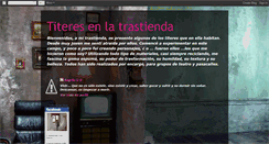 Desktop Screenshot of la-trastienda-del-titere.blogspot.com