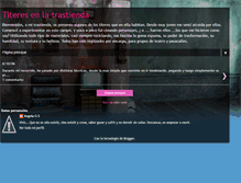 Tablet Screenshot of la-trastienda-del-titere.blogspot.com