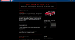 Desktop Screenshot of evolutionrevolutioncarclub.blogspot.com