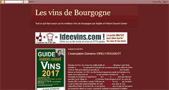 Desktop Screenshot of lesvinsdebourgogne.blogspot.com