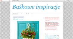 Desktop Screenshot of baskoweinspiracje.blogspot.com