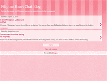 Tablet Screenshot of filipinaheartchat.blogspot.com