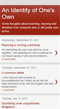 Mobile Screenshot of myownidentity.blogspot.com