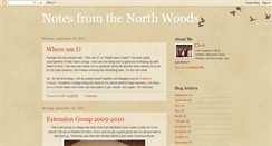 Desktop Screenshot of notesfromthenorthwoods.blogspot.com
