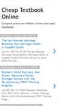 Mobile Screenshot of cheaptextbookonline.blogspot.com