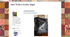 Desktop Screenshot of howtobeacraftyvegan.blogspot.com