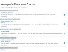 Tablet Screenshot of palestinianprincess.blogspot.com