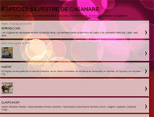 Tablet Screenshot of especiesilvestrecasanare.blogspot.com