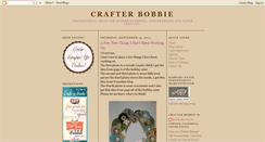 Desktop Screenshot of crafterbobbie.blogspot.com