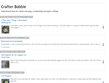 Tablet Screenshot of crafterbobbie.blogspot.com