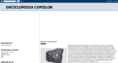 Desktop Screenshot of enciclopediacopiilor.blogspot.com