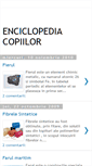 Mobile Screenshot of enciclopediacopiilor.blogspot.com