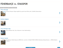 Tablet Screenshot of fenersivas.blogspot.com