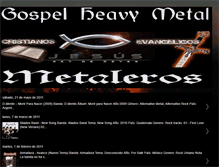 Tablet Screenshot of gospelheavymetal.blogspot.com