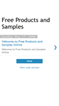 Mobile Screenshot of free-products-samples.blogspot.com