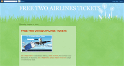 Desktop Screenshot of free-airlines-tickets.blogspot.com