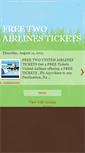 Mobile Screenshot of free-airlines-tickets.blogspot.com