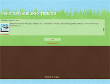 Tablet Screenshot of free-airlines-tickets.blogspot.com