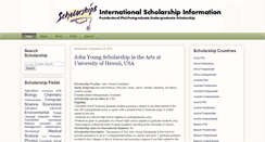 Desktop Screenshot of infos-scholarships.blogspot.com