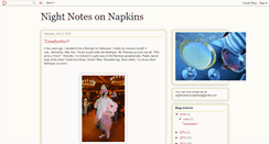 Desktop Screenshot of nightnotesonnapkins.blogspot.com