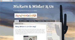 Desktop Screenshot of nickersandmisterrus.blogspot.com