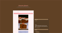 Desktop Screenshot of dessertsplease.blogspot.com