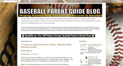 Desktop Screenshot of baseballparentguide.blogspot.com