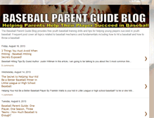 Tablet Screenshot of baseballparentguide.blogspot.com